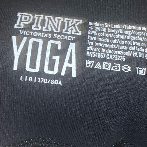 Vintage y2k PINK Victoria’s Secret bling sequin waistband leggings - Picture 2 of 3